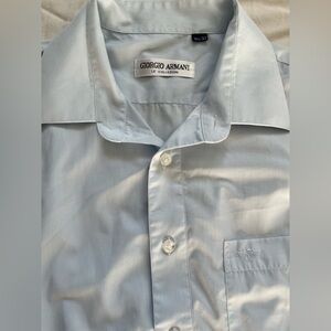 Giorgio Armani Sky Blue Dress Shirt
